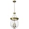 Nuvo Boliver 3-Light Pendant 11 in. Vintage Brass Clear Seeded Glass 60/7801 - alternate 6